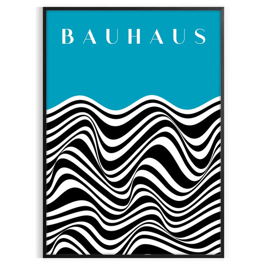space Bauhaus vintage poster timeless piece wall art essence iconic design captivating print ideal gift lovers room sizes available A4 cm A0